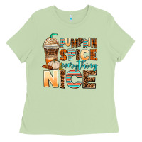 Matcha pumpkin spice everything nice Ladies Tee - AdoDesignShop