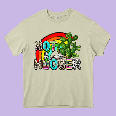 Not A Hugger Heavy Core Tee Designed By Adodesignshop