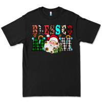 Black blessed mom christmas Premium Tee - JahusDesignShop
