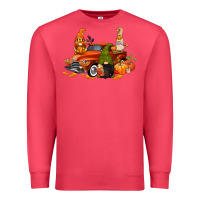 Cardinal fall gnome truck Premium Sweatshirt - CowGirlArtShop