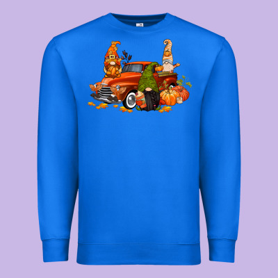 Fall Gnome Truck Premium Sweatshirt Designed By Cowgirlartshop
