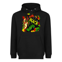 Black i am black history Heavyweight Hoodie - CowGirlArtShop