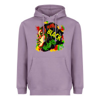 Lavender i am black history Heavyweight Hoodie - CowGirlArtShop