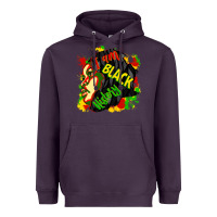 Plum i am black history Heavyweight Hoodie - CowGirlArtShop