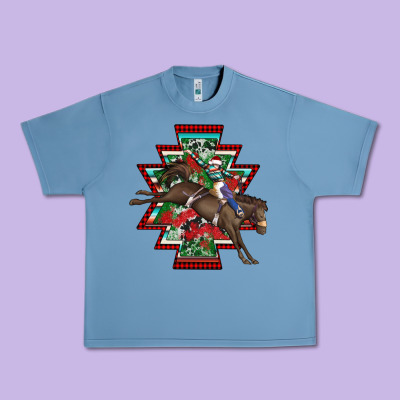 Aztec Rodeo Christmas Urban Heavy Tee Designed By Adodesignshop