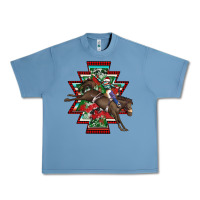 Pebble Blue aztec rodeo christmas Urban Heavy Tee - AdoDesignShop