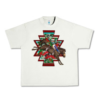 Pistachio aztec rodeo christmas Urban Heavy Tee - AdoDesignShop