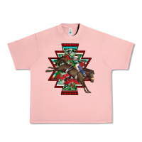 Salmon aztec rodeo christmas Urban Heavy Tee - AdoDesignShop