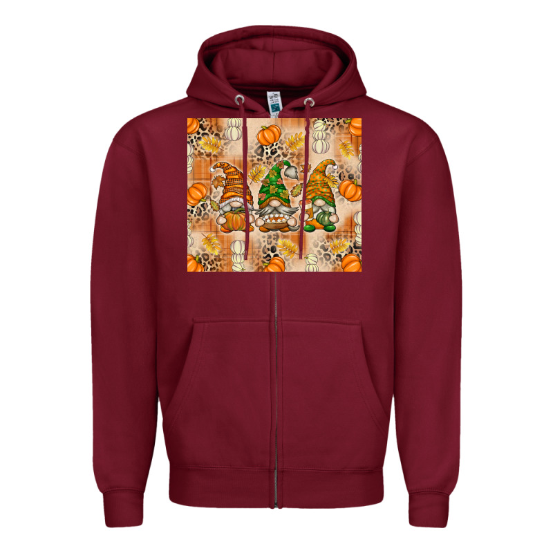 Fall With Gnomes Zipper Hoodie by texasbilliewilder | Teevron