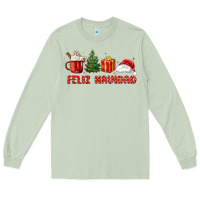 Matcha feliz navidad Long Sleeve Tee - MaliasSmallBusiness