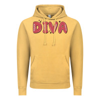 Vintage Mustard diva Vintage Hoodie - MaliasSmallBusiness