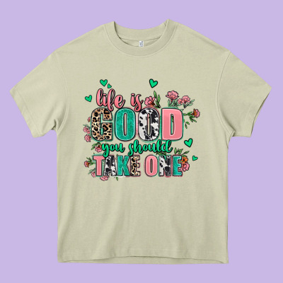 Life Is Good You Should Take One Heavy Core Tee Designed By Adodesignshop