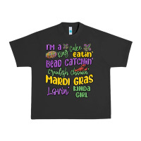 Pigment Black i'm a king cake eatin' mardi gras lovin' kinda gir Urban Heavy Tee - MaliasSmallBusiness