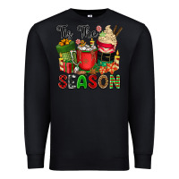 Black tis the season Premium Sweatshirt - CowGirlArtShop