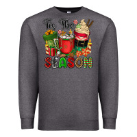 Charcoal Heather tis the season Premium Sweatshirt - CowGirlArtShop