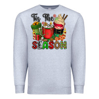 Heather Grey tis the season Premium Sweatshirt - CowGirlArtShop