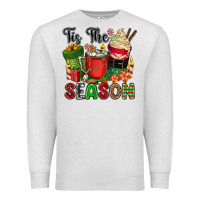 Oatmeal Heather tis the season Premium Sweatshirt - CowGirlArtShop