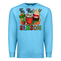 Ocean Blue tis the season Premium Sweatshirt - CowGirlArtShop