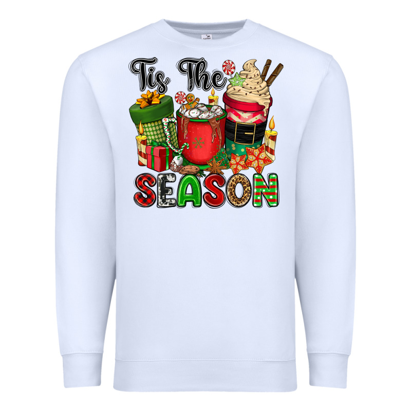 Tis The Season Premium Sweatshirt by CowGirlArtShop | Teevron