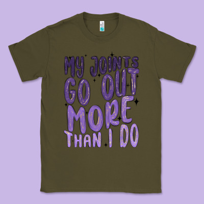 My Joints Go Out More Than ı Do Classic Tee Designed By Maliassmallbusiness