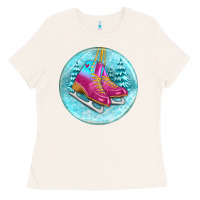 Bone ice skate christmas ornament Ladies Tee - BundleAndBundleShop