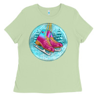Matcha ice skate christmas ornament Ladies Tee - BundleAndBundleShop
