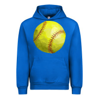 Cobalt softball Urban Hoodie - FaDigitalArtStudio