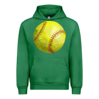 Emerald softball Urban Hoodie - FaDigitalArtStudio