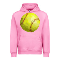 Fuchsia Pink softball Urban Hoodie - FaDigitalArtStudio