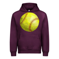 Mauve Wine softball Urban Hoodie - FaDigitalArtStudio
