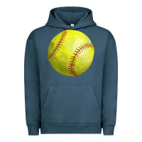 Pigment Midnight Navy softball Urban Hoodie - FaDigitalArtStudio
