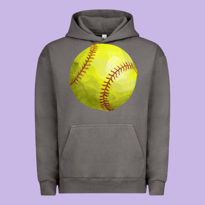 Softball Urban Hoodie Designed By Fadigitalartstudio