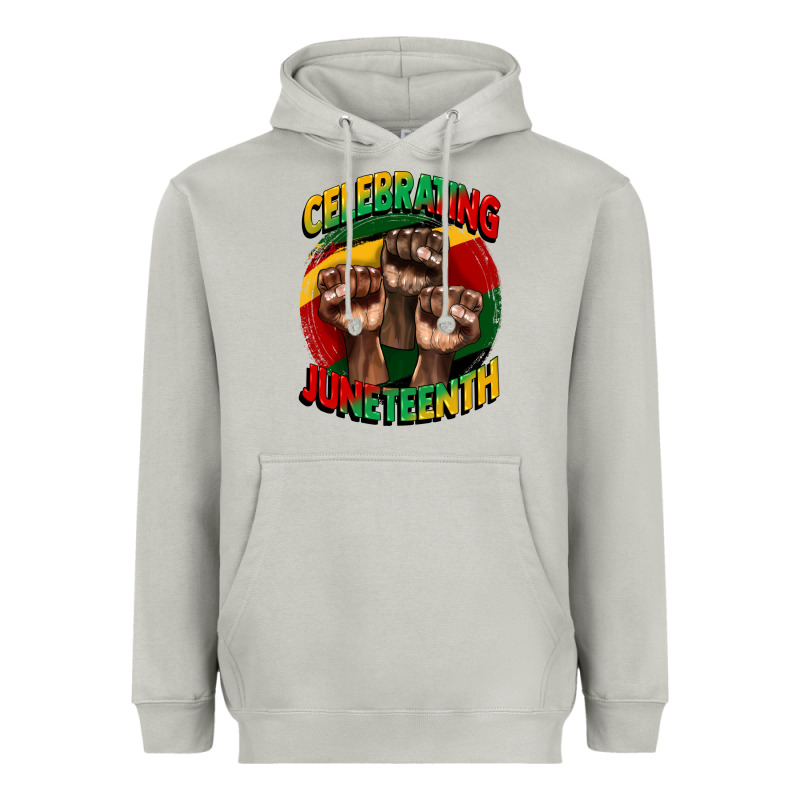 Im Celebrating Juneteenth  (1) Heavyweight Hoodie by CowGirlArtShop | Teevron