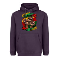 Plum im celebrating juneteenth  (1) Heavyweight Hoodie - CowGirlArtShop
