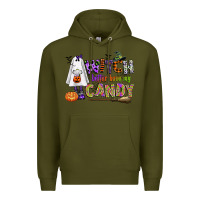Army Green witch better have my candy Premium Hoodie - CowGirlArtShop