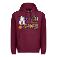 Burgundy witch better have my candy Premium Hoodie - CowGirlArtShop