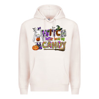 Pale Pink witch better have my candy Premium Hoodie - CowGirlArtShop