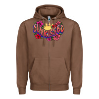 Chestnut sunkissed Zipper Hoodie - NancyCooperArtShop