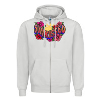 Dove Grey sunkissed Zipper Hoodie - NancyCooperArtShop