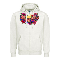 Oatmeal Heather sunkissed Zipper Hoodie - NancyCooperArtShop