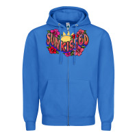 True Royal sunkissed Zipper Hoodie - NancyCooperArtShop
