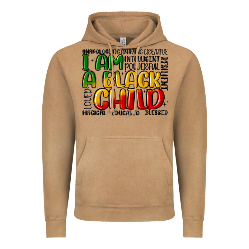 I Am A Black Child Vintage Hoodie by MaliasSmallBusiness | Teevron