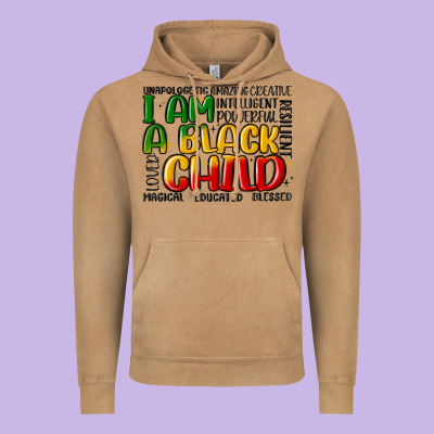 I Am A Black Child Vintage Hoodie Designed By Maliassmallbusiness