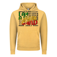 Vintage Mustard i am a black child Vintage Hoodie - MaliasSmallBusiness