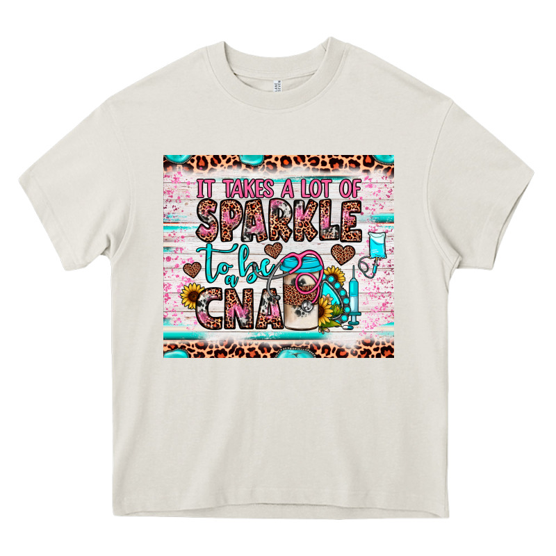It Takes A Lot Of Sparkle To Be A Cna Heavy Core Tee by JahusDesignShop | Teevron