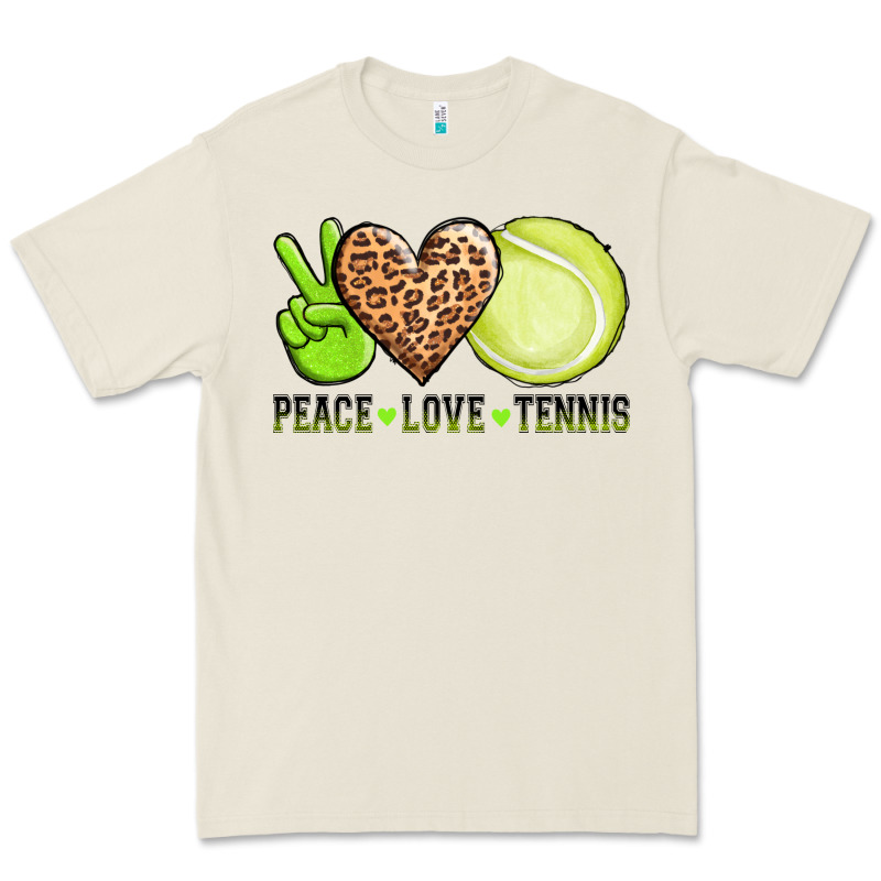 Peace Love Tennis Premium Tee by AdoDesignShop | Teevron