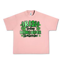 Salmon irish today hungover tomorrow Urban Heavy Tee - MaliasSmallBusiness