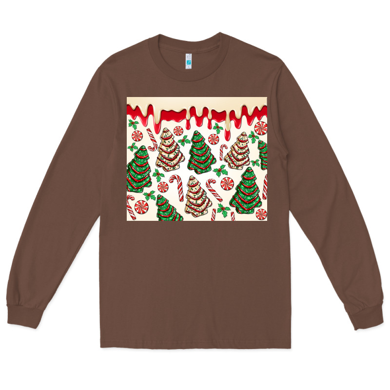 Christmas Tree Cakes Long Sleeve Tee by MaliasSmallBusiness | Teevron