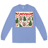 Colony Blue christmas tree cakes Long Sleeve Tee - MaliasSmallBusiness