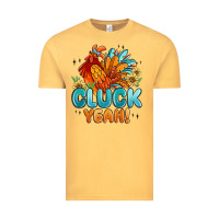 Vintage Mustard cluck yeah Vintage Tee - MaliasSmallBusiness
